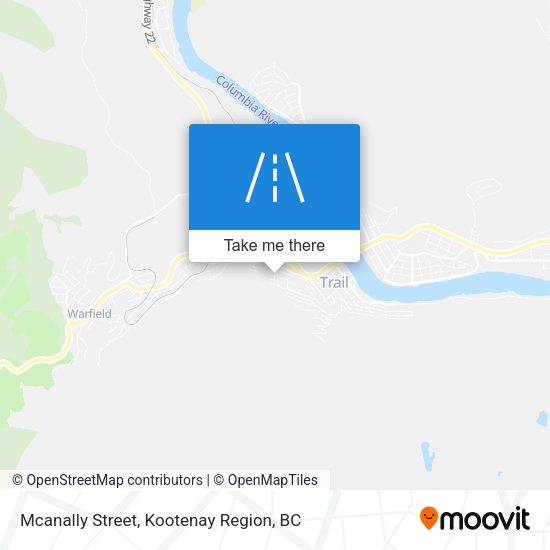 Mcanally Street map