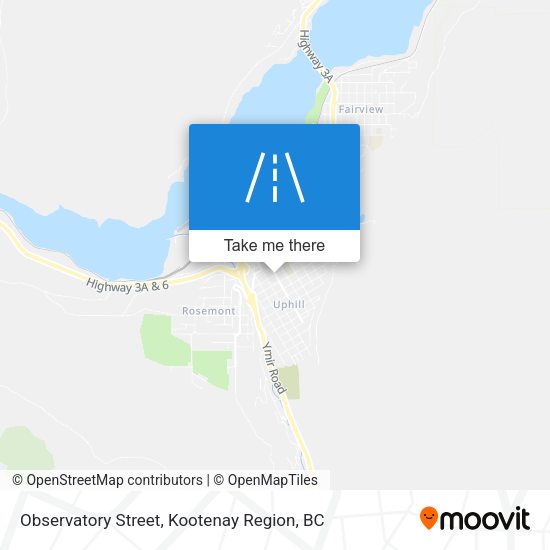 Observatory Street map