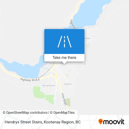 Hendryx Street Stairs map
