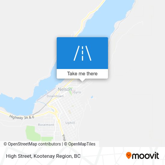 High Street plan