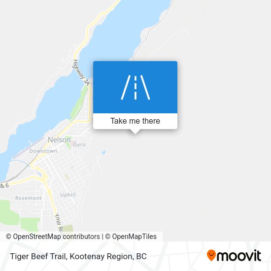 Tiger Beef Trail map