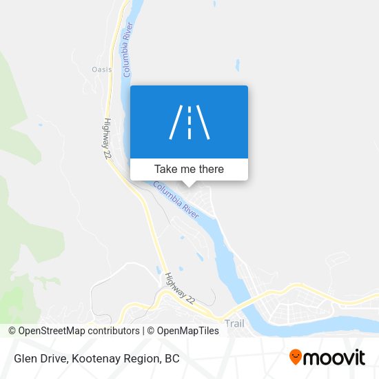 Glen Drive map