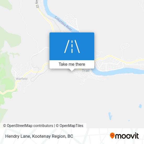 Hendry Lane map