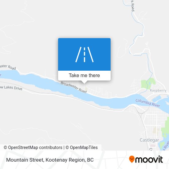 Mountain Street map