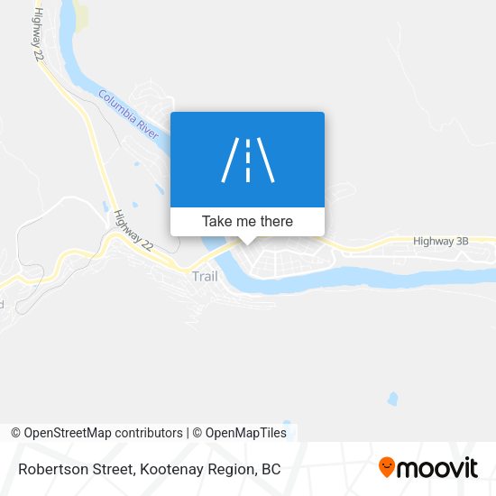 Robertson Street map