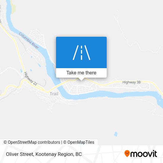Oliver Street map