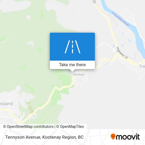 Tennyson Avenue map