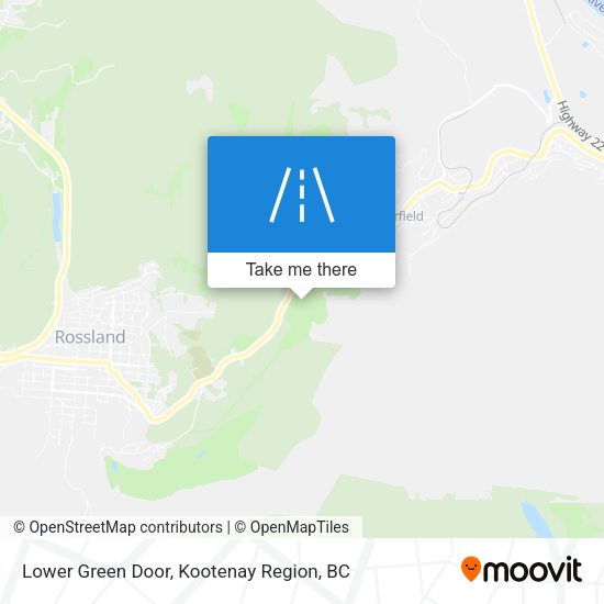 Lower Green Door map