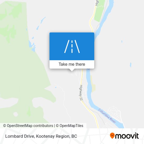 Lombard Drive map