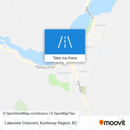 Lakeview Crescent map