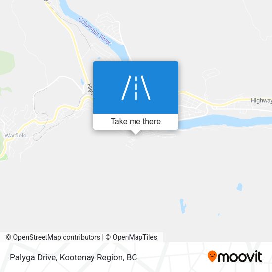 Palyga Drive map