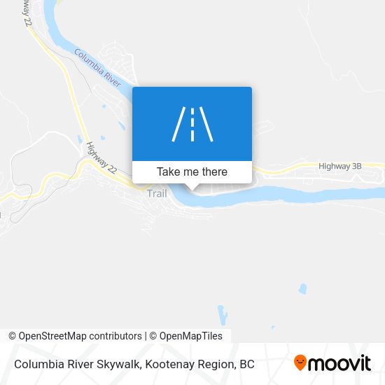 Columbia River Skywalk map