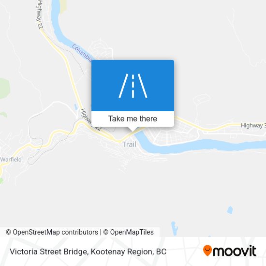 Victoria Street Bridge map