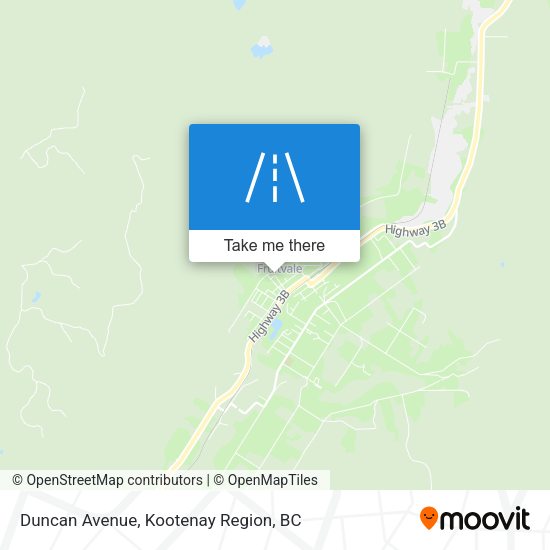 Duncan Avenue map