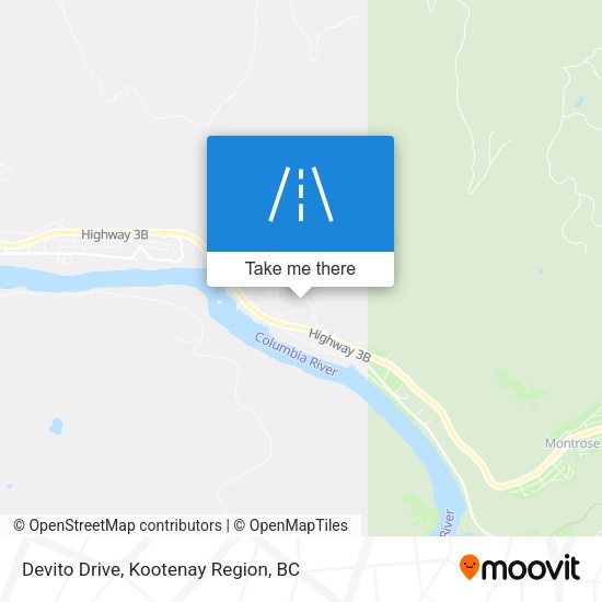 Devito Drive map