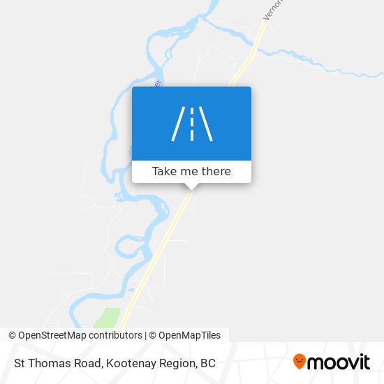 St Thomas Road map