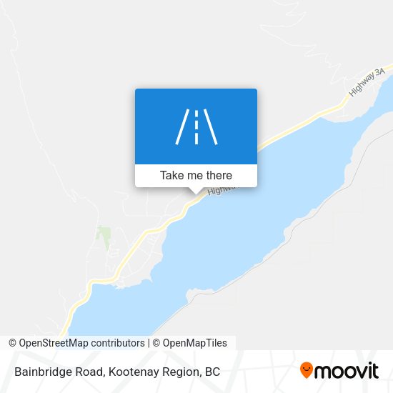 Bainbridge Road map