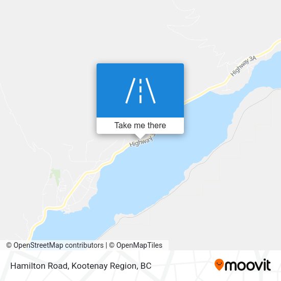 Hamilton Road map