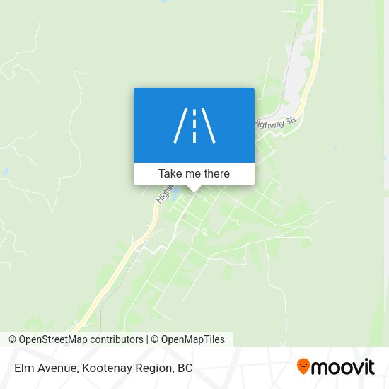 Elm Avenue map