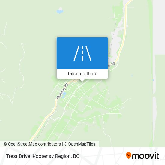 Trest Drive map