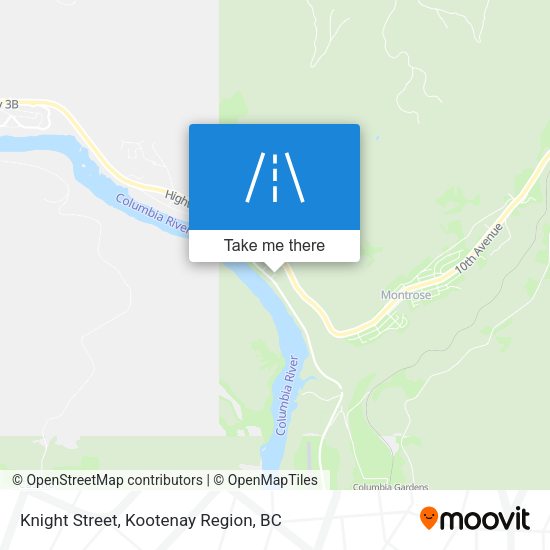 Knight Street map