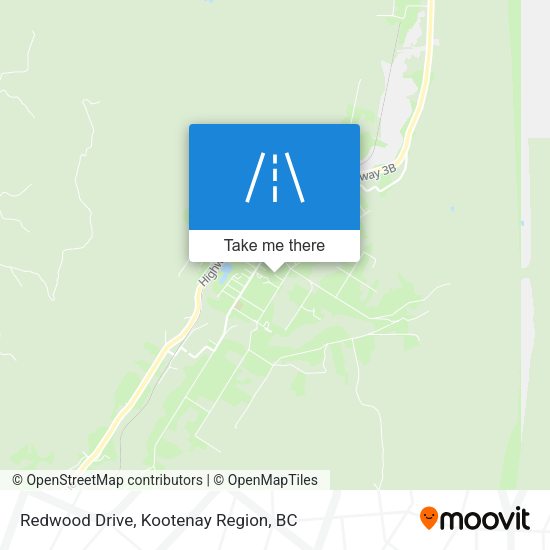Redwood Drive map