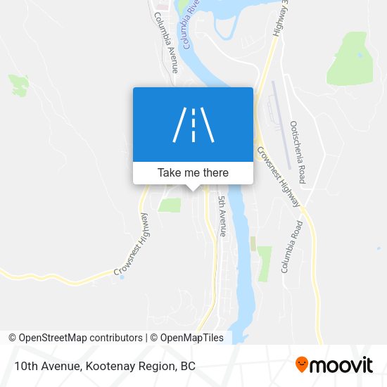 10th Avenue map