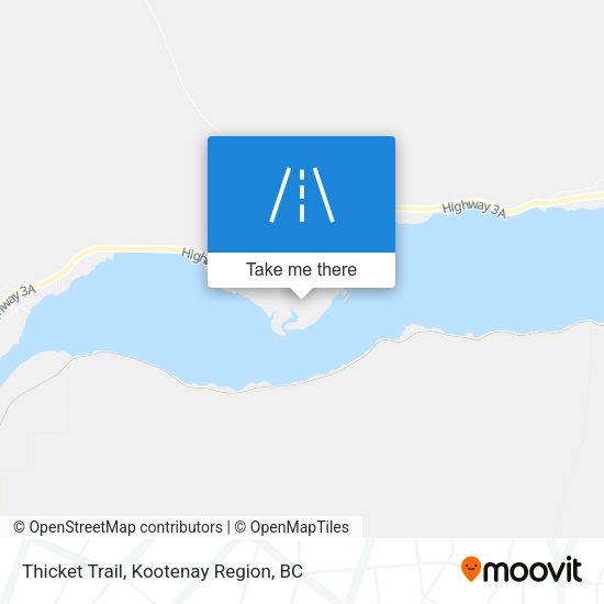 Thicket Trail map