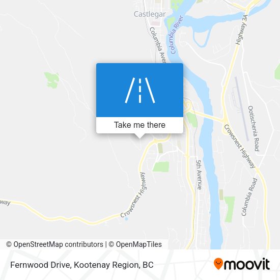 Fernwood Drive map