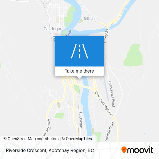 Riverside Crescent map
