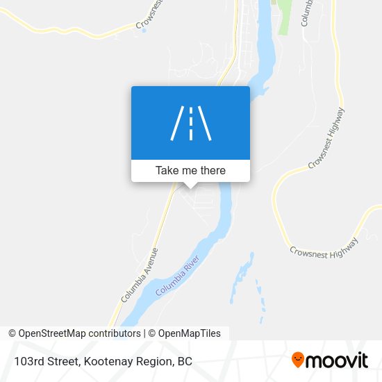 103rd Street map