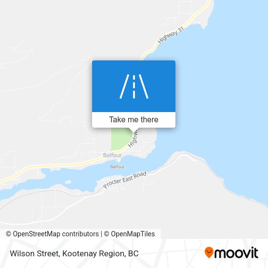 Wilson Street map
