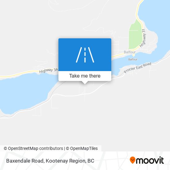 Baxendale Road map