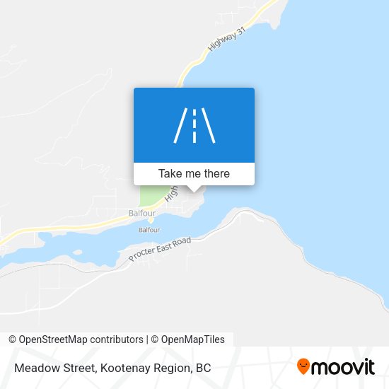 Meadow Street map