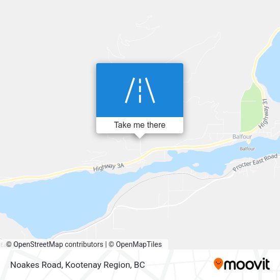 Noakes Road map