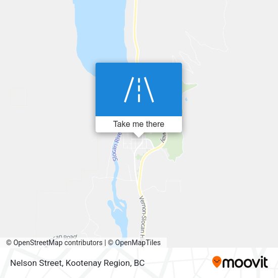 Nelson Street map