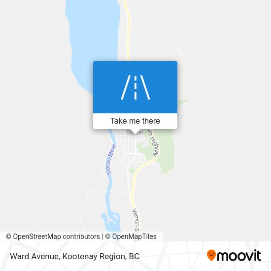 Ward Avenue map