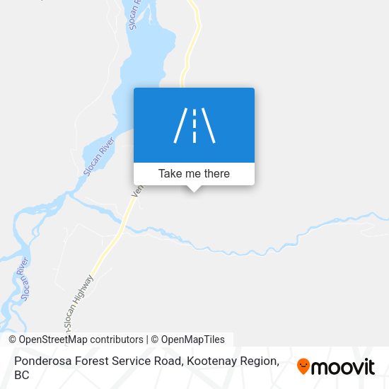 Ponderosa Forest Service Road plan