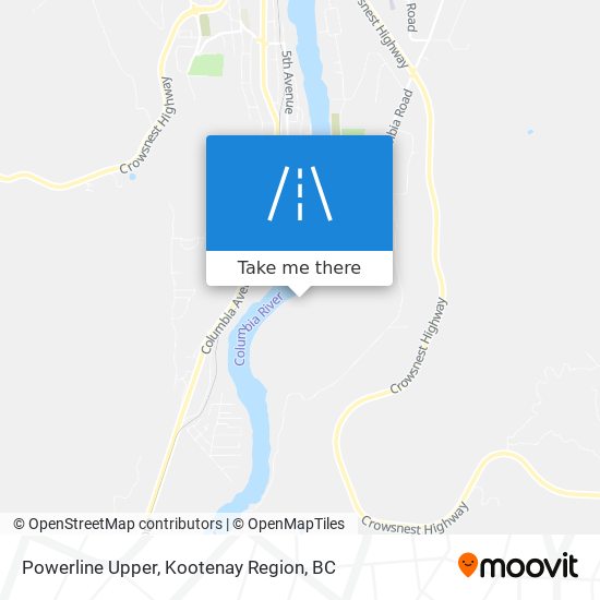 Powerline Upper map