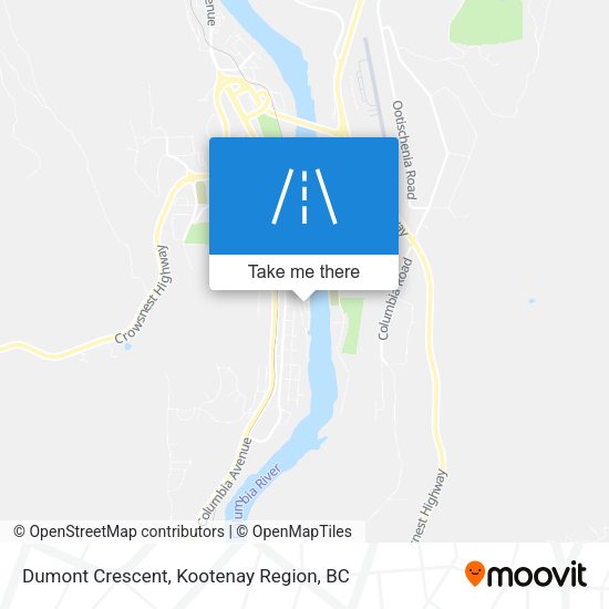 Dumont Crescent map
