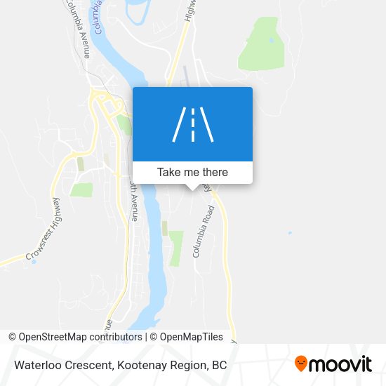 Waterloo Crescent map