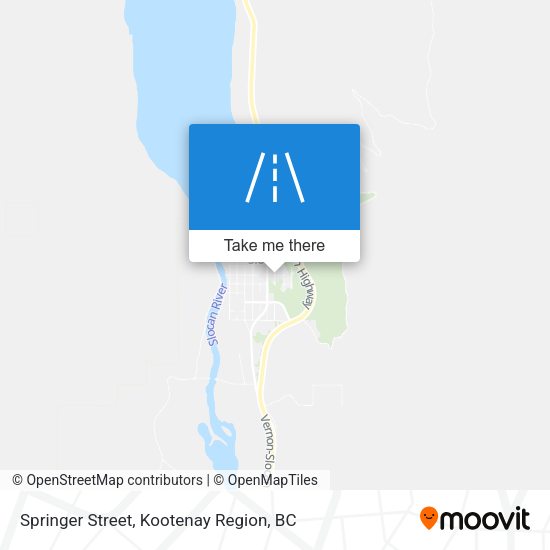 Springer Street map