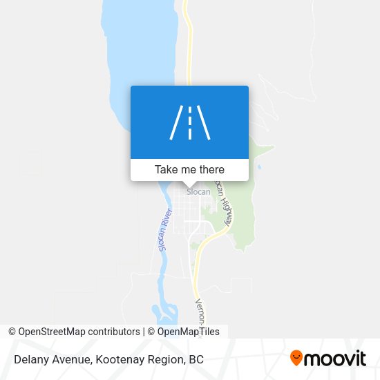Delany Avenue map