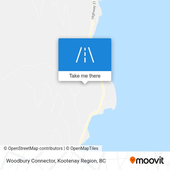 Woodbury Connector map
