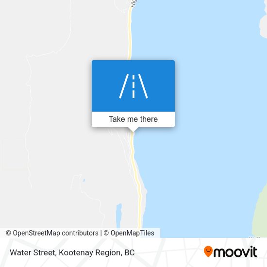 Water Street map