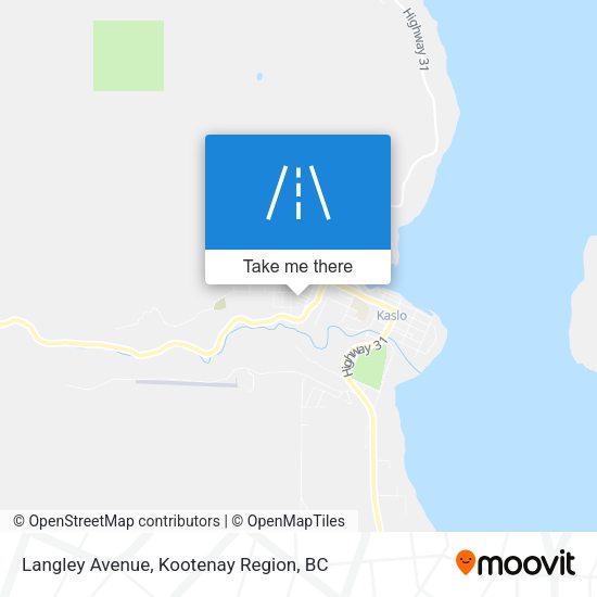 Langley Avenue map