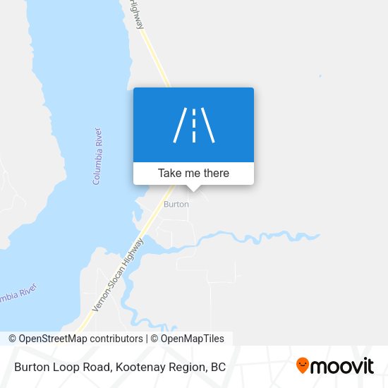 Burton Loop Road map