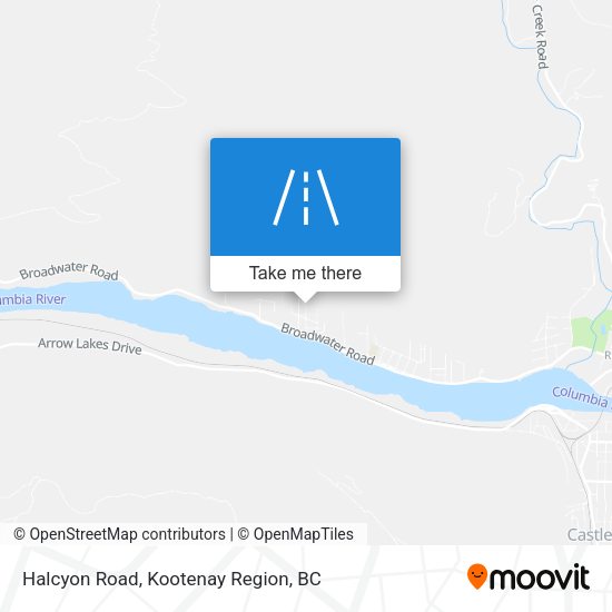 Halcyon Road map