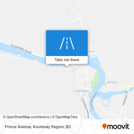 Prince Avenue map