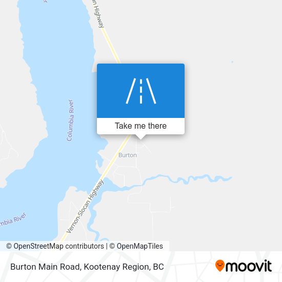 Burton Main Road map
